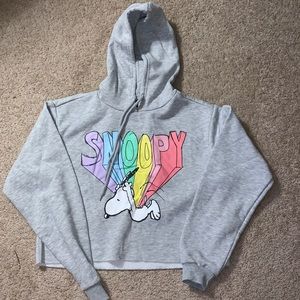 Super Snoopy Cropped‎ Pullover Hoodie